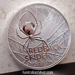 Royal Australian Mint 2020 RedBack Spider One Oz .999 fine - Australian Silver