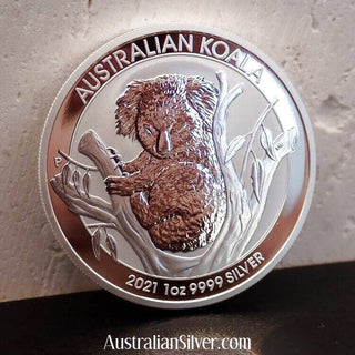 Perth Mint 1 OZ Koala 2021 Silver .999 fine Silver - Australian Silver