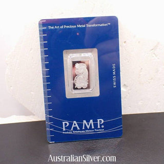 Pamp Switzerland  2.5 Gram Carded Platinum Bars 999.5 Fine - Australian Silver