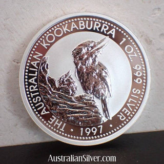 Perth Mint 1997 Kookaburra 1 OZ Silver Coin - Australian Silver